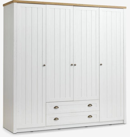 Omara MARKSKEL 212x210 bela/barva hrasta